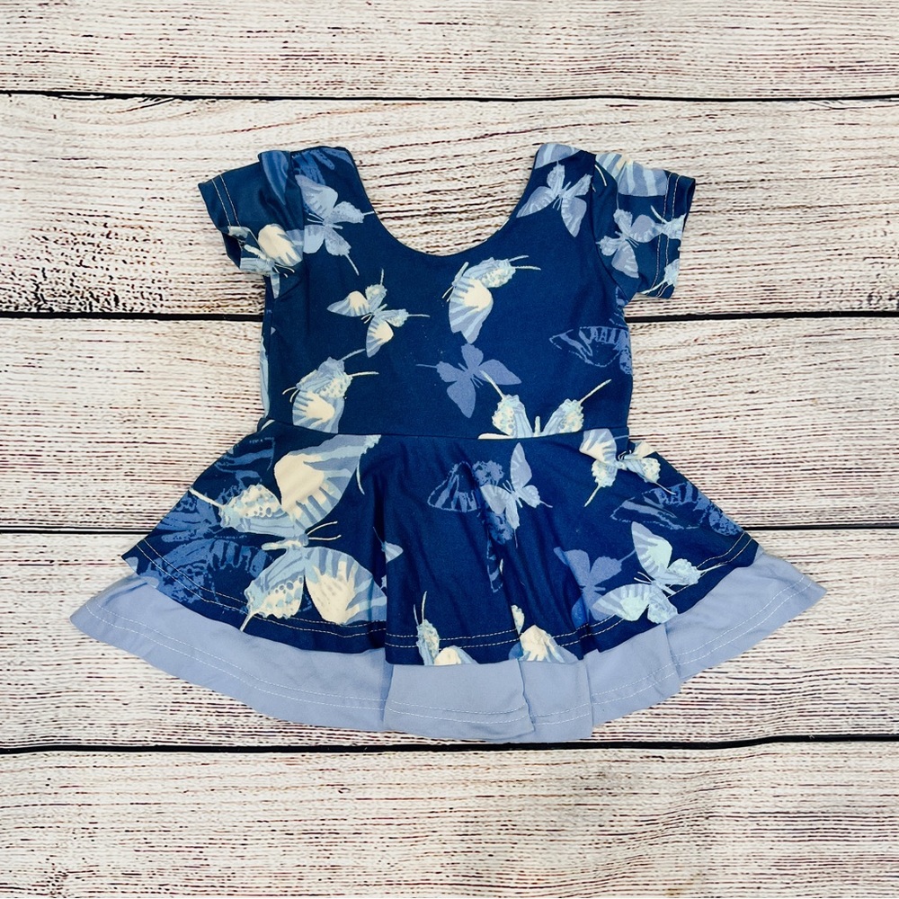 Wren’s Closet Butterfly Double Peplum